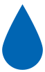 blue ink drop